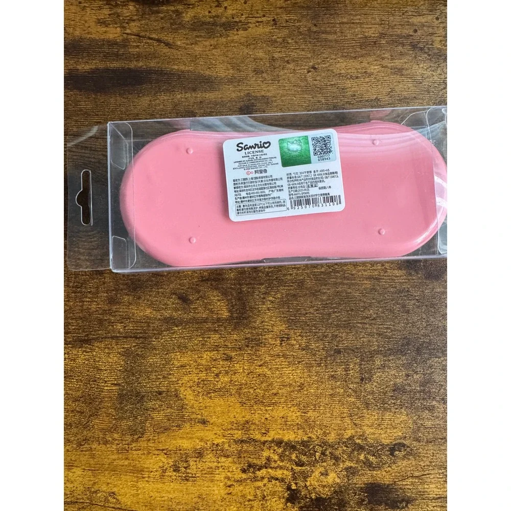 Sanrio My Melody Spoon Fork Set with Travel Case Pink Kids Lunch Utensils NEW
